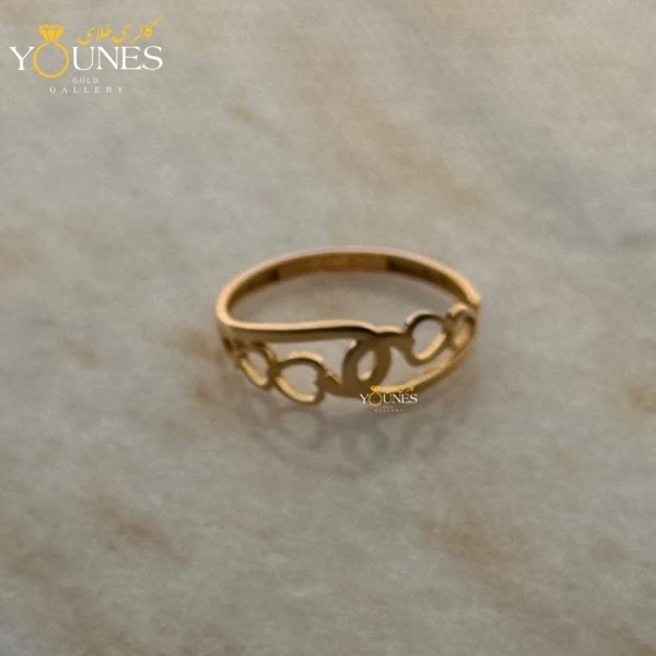 انگشتر کارتیر قلبی طلا